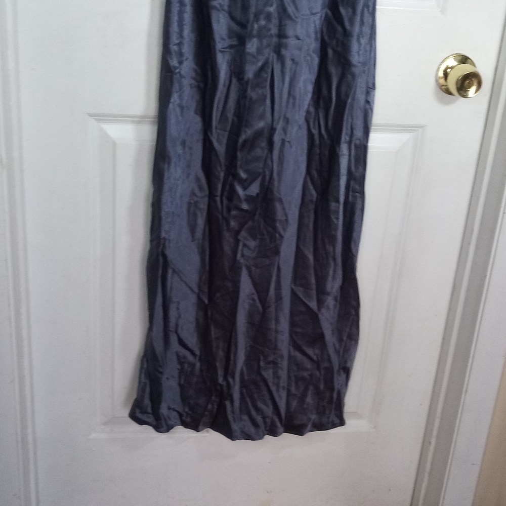 Topshop Tie Back Satin Bridesmaid Slipdress Size 4 - Picture 8 of 13
